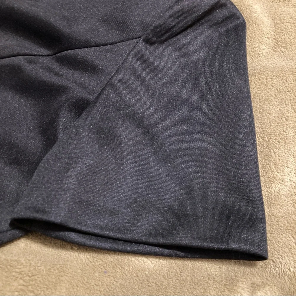 NWOT Pablo Collection Vintage 90s Short Sleeve Blouse & Midi Skirt Black Tan 14P